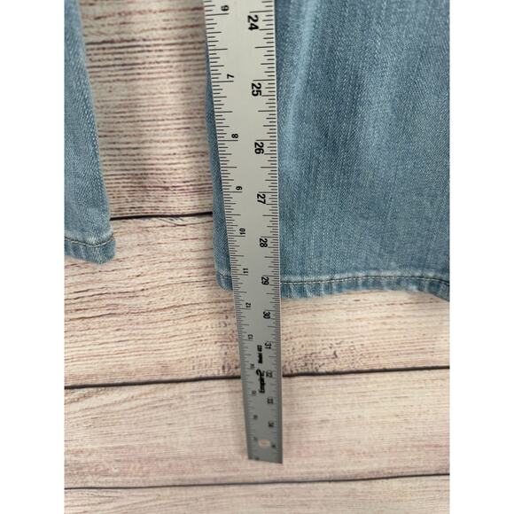 Kut from the Kloth Katy Boyfriend Distressed Jeans Women's‎ 12 Blue Light Wash - Picture 12 of 13